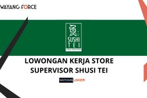Lowongan Kerja Supervisor Shushi Tei Surabaya