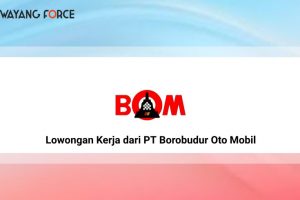 Lowongan Kerja dari PT Borobudur Oto Mobil 2
